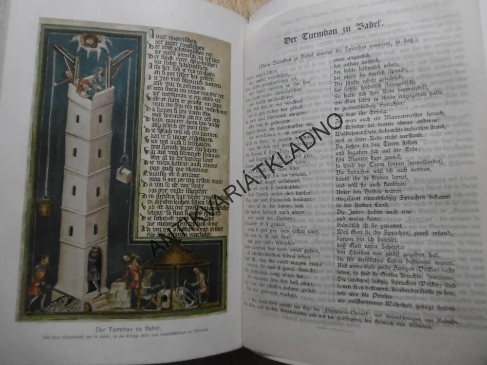 HISTORIE NĚMECKÉ LITERATURY, NĚMECKY,15 LITOGRAFIE, 1904