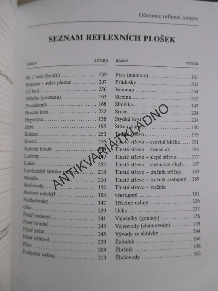 UČEBNICE REFLEXNÍ TERAPIE, JÚLIUS PATAKY, **an