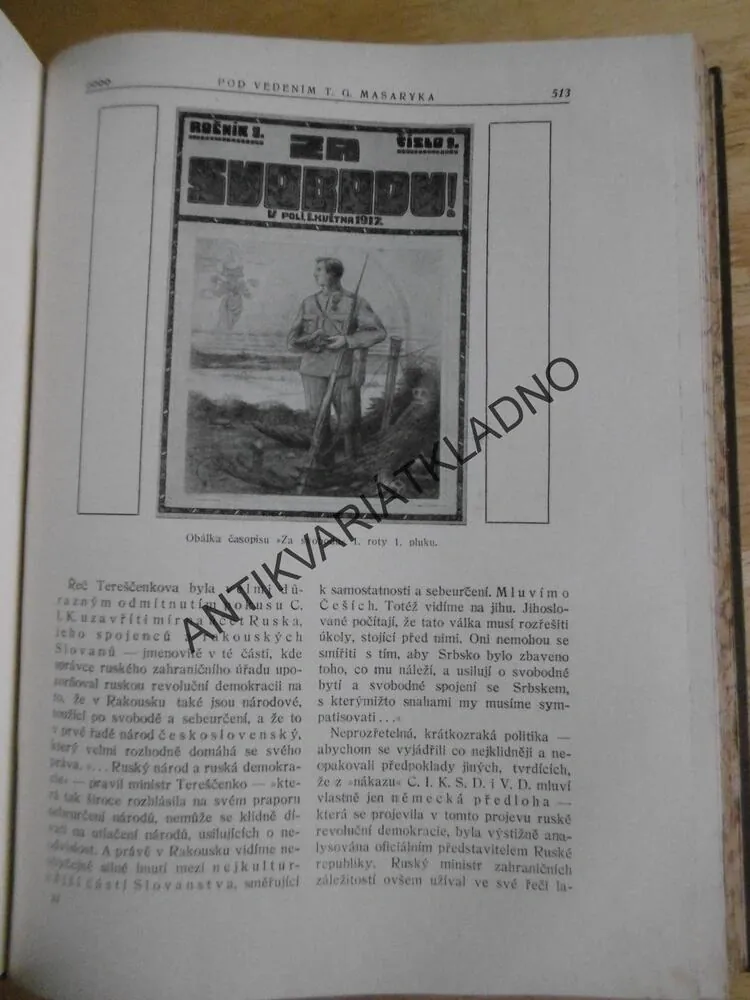 ZA SVOBODU, 1-2, LEGIE, VÁLKA 1914-1920 RUSKO