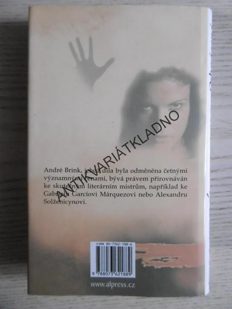 ODVRÁCENÁ STRANA TICHA, ANDRÉ BRINK, **an