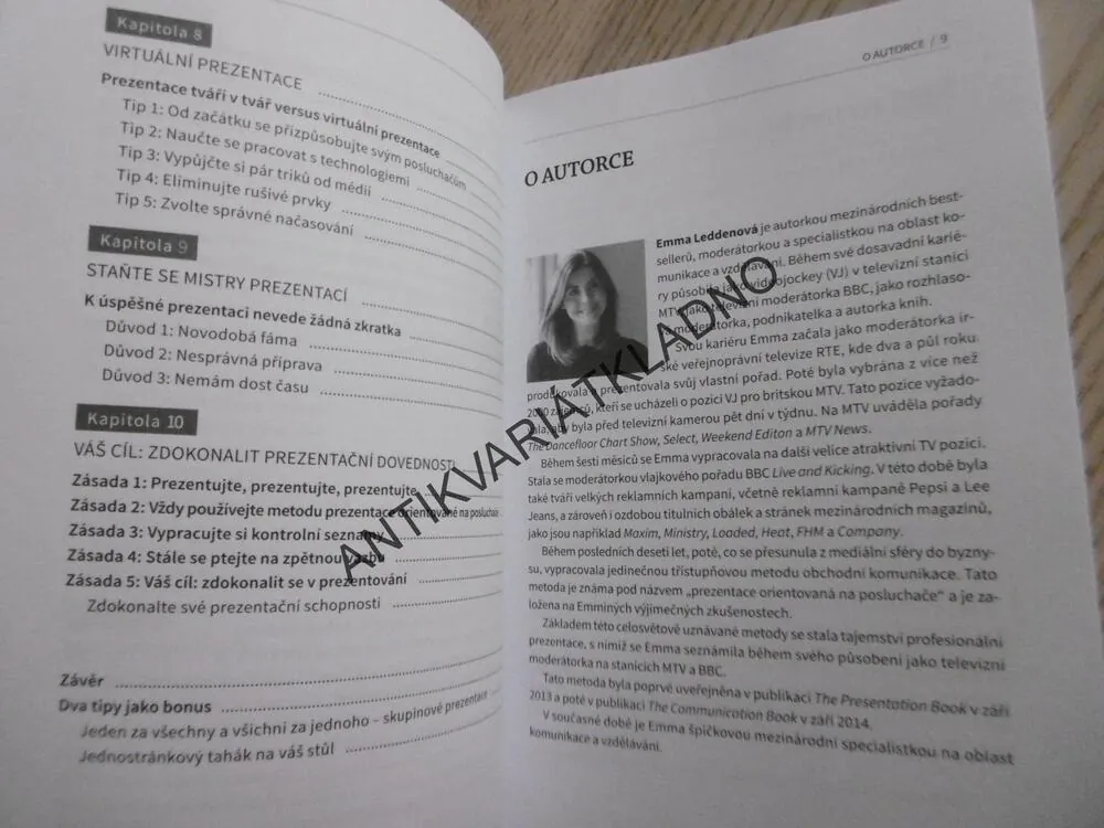 ÚSPĚŠNÁ PREZENTACE, EMMA LEDDEN, **an