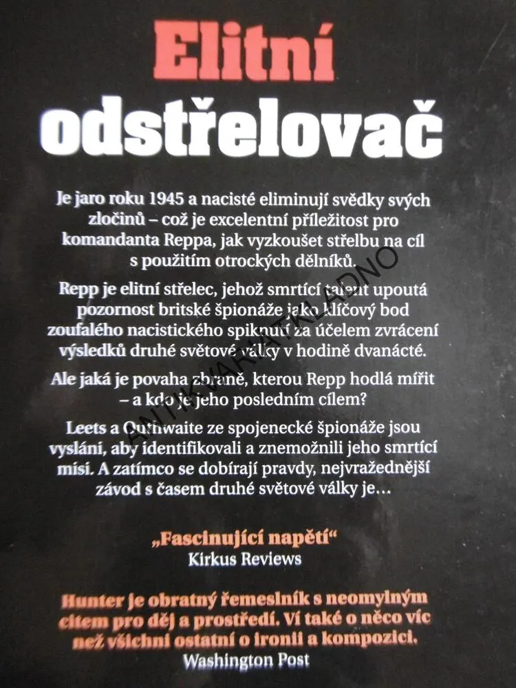 ELITNÍ ODSTŘELOVAČ, HUNTER, THRILLER VÁLKA