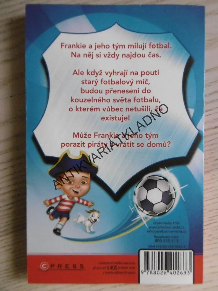 FRANKŮV KOUZELNÝ FOTBAL, FRANKIE A PIRÁTI, FRANK LAMPARD, **an