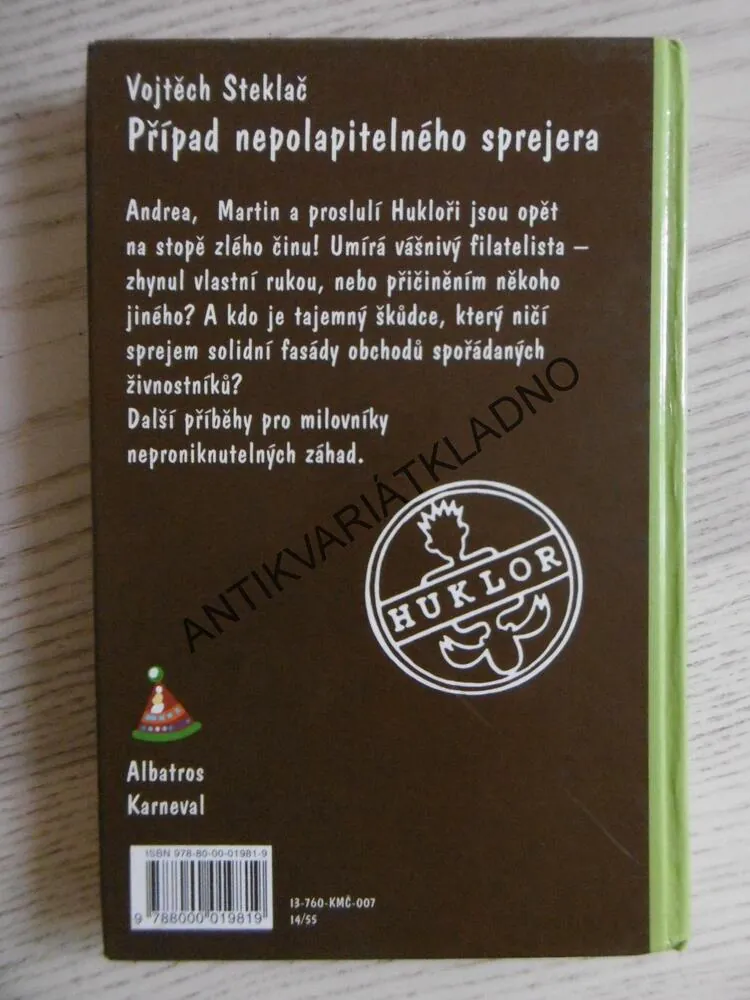 DVOJČATA V AKCI, PŘÍPAD NEPOLAPITELNÉHO SPREJERA, VOJTĚCH STEKLAČ, **an