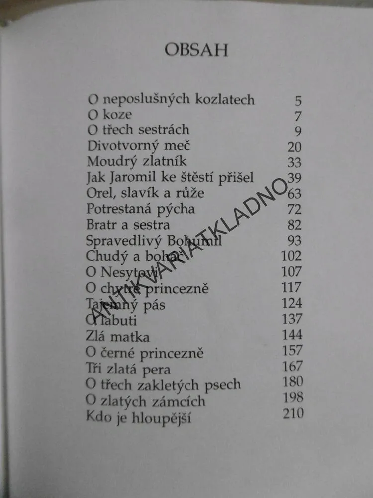 POHÁDKY, BOŽENA NĚMCOVÁ, **an