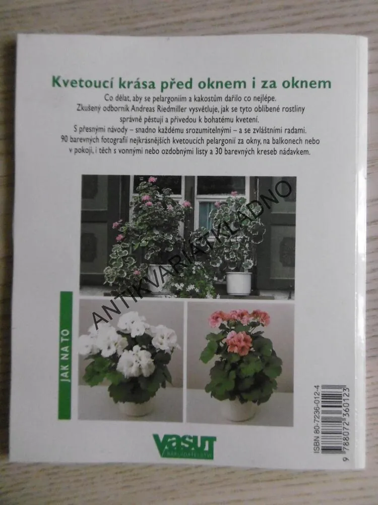 PELARGONIE A KAKOSTY, ANDREAS RIEDMILLER, **an