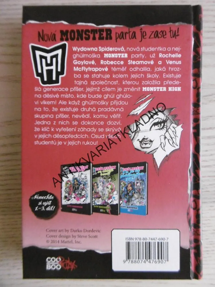 MONSTER HIGH, GHÚLMOŠKY NA VĚKY VĚKŮ, GITTY DANESHVARI, **an