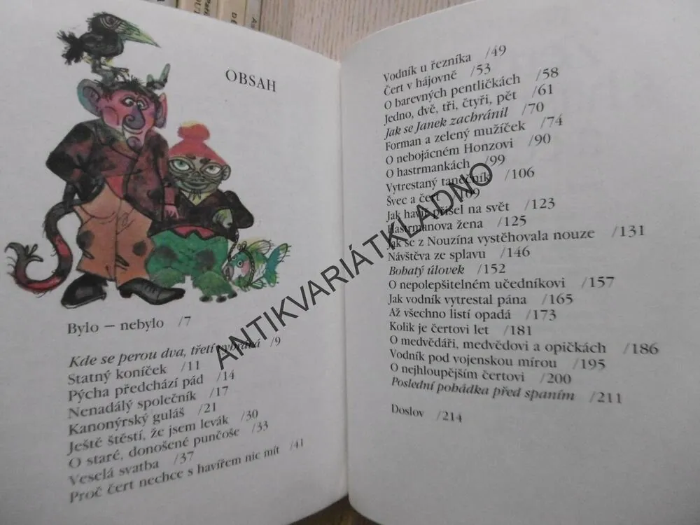 ŽERTY S HASTRMANY A ČERTY, JAROMÍR JECH, **an