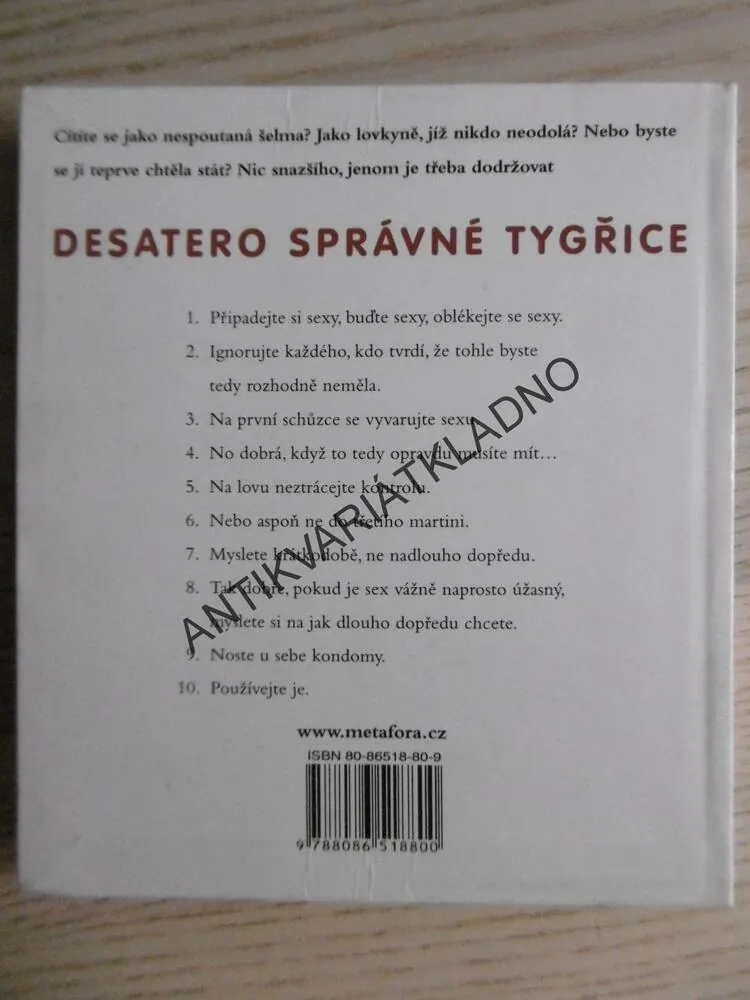 TYGŘICE, VALERIE GIBSONOVÁ, **an