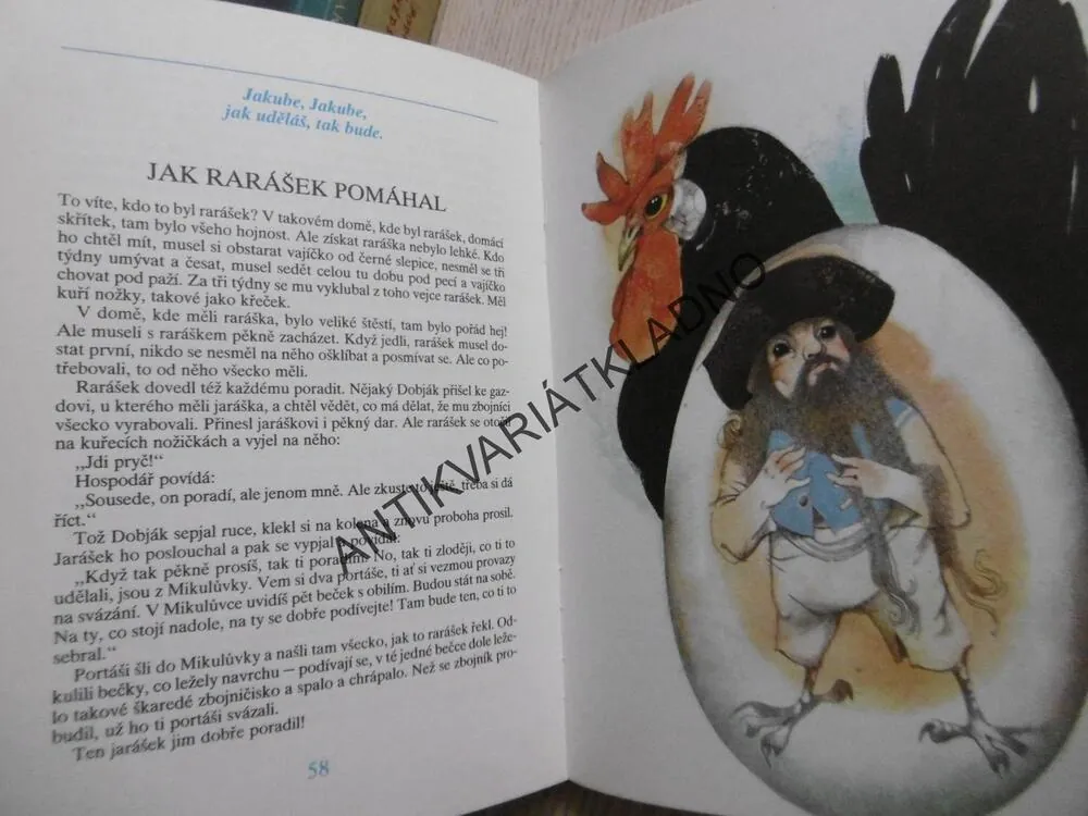 ŠEST ČERNÝCH KOHOUTŮ, OLDŘICH SIROVÁTKA, MARTA ŠRÁMKOVÁ, **an