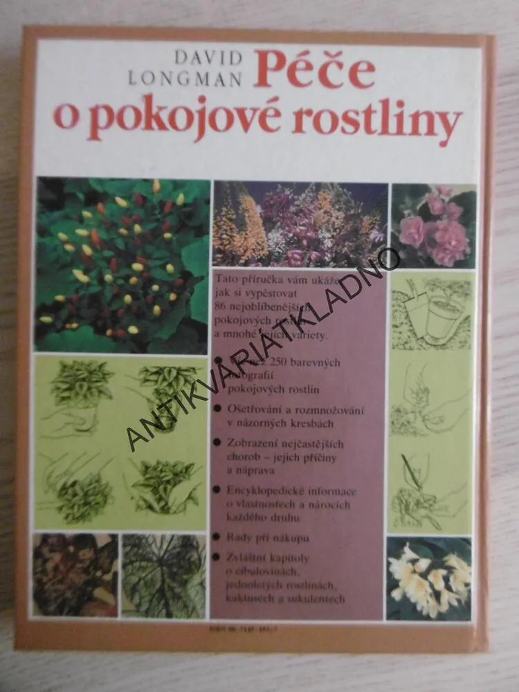 PÉČE O POKOJOVÉ ROSTLINY, DAVID LONGMAN, **an