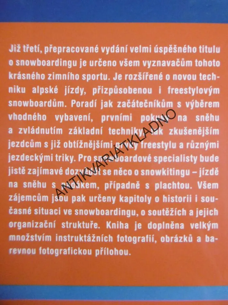SNOWBOARDING, LUKÁŠ BITNER A KOLEKTIV, **an