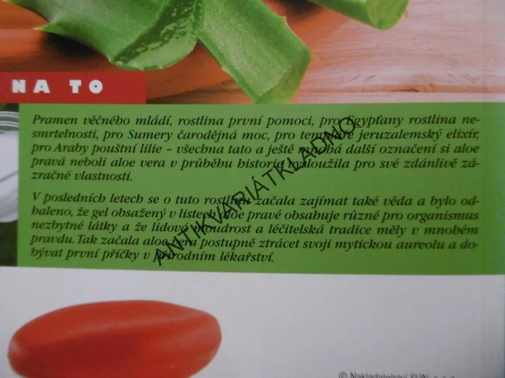 ALOE VERA, JAK NA TO, **an