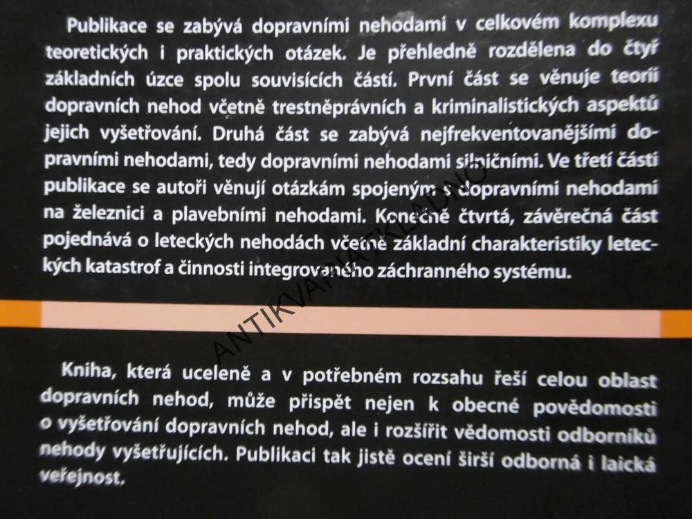 DOPRAVNÍ NEHODY, JAN CHMELÍK A KOLEKTIV