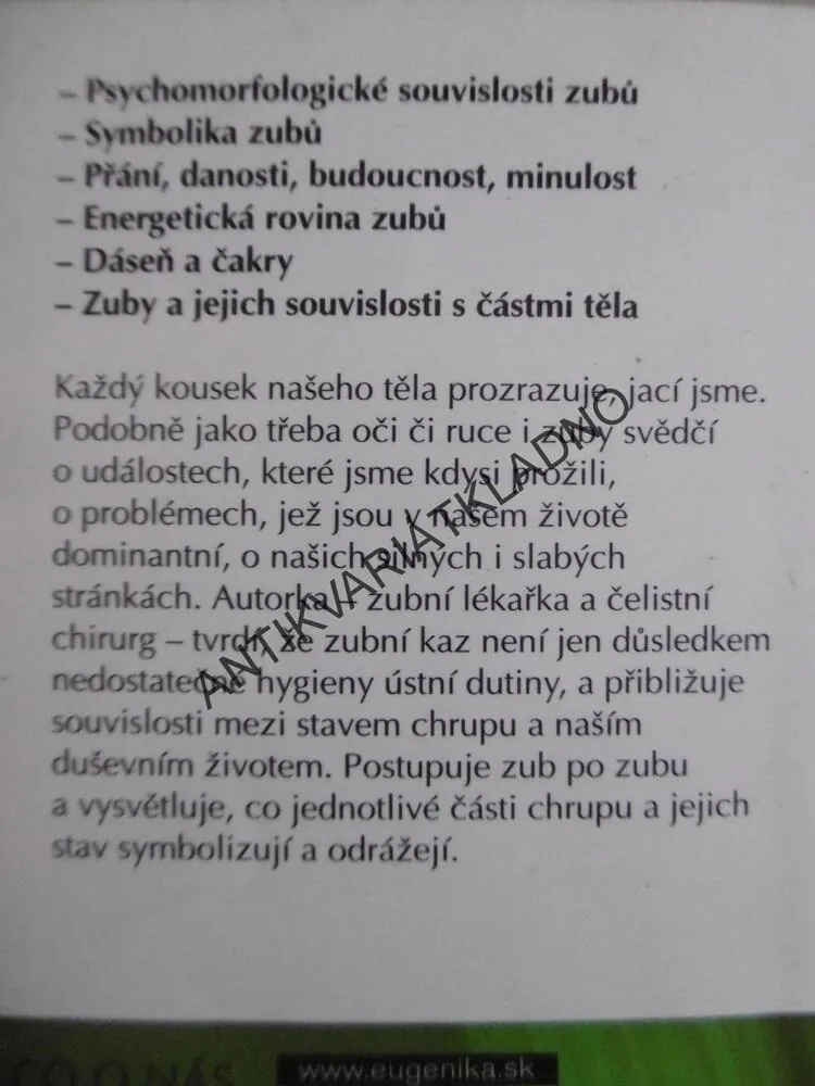 CO O NÁS PROKAZUJÍ ZUBY, MICHÉLE CAFFIN, **an