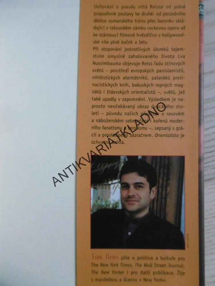 ORIENTALISTA, TOM REISS, **an