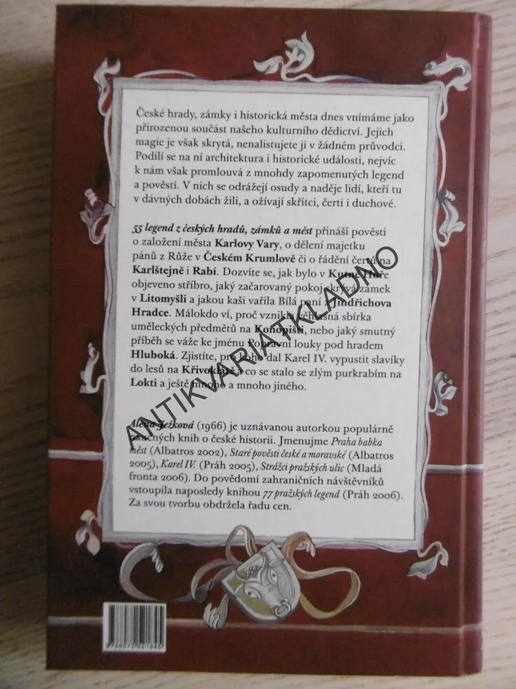 55 ČESKÝCH LEGEND Z HRADŮ, ZÁMKŮ A MĚST, ALENA JEŽKOVÁ, **an