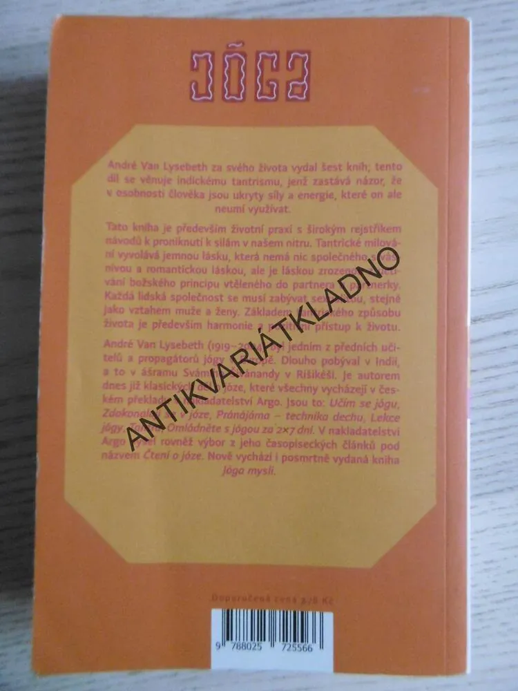 TANTRA - KULT ŽENSKÉHO PRINCIPU ANEB JINÝ POHLED NA ŽIVOT A SEX, JÓGA, ANDRÉ VAN LYSEBETH, **an