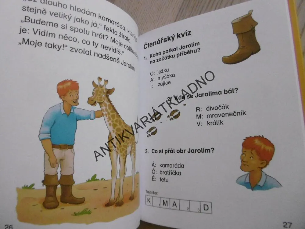 PŘÍBĚHY PRO ZAČÍNAJÍCÍ ČTENÁŘE, 1. TŘÍDA, **an