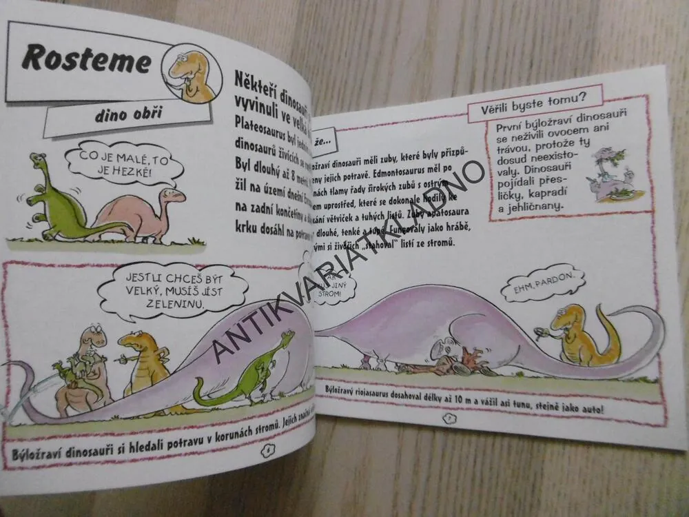 DINOSAUŘI, ZÁBAVNÁ FAKTA, **an