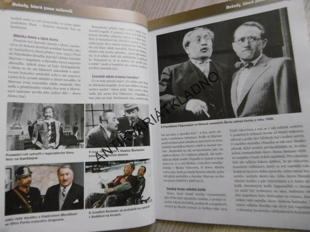 HVĚZDY, KTERÉ JSME MILOVALI, EDICE SEDMIČKA, **an
