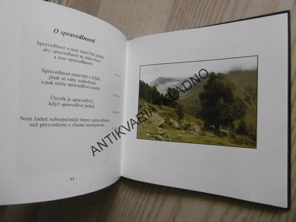 DÁRKOVÁ KNÍŽKA MOUDROSTI A POHODY, **an