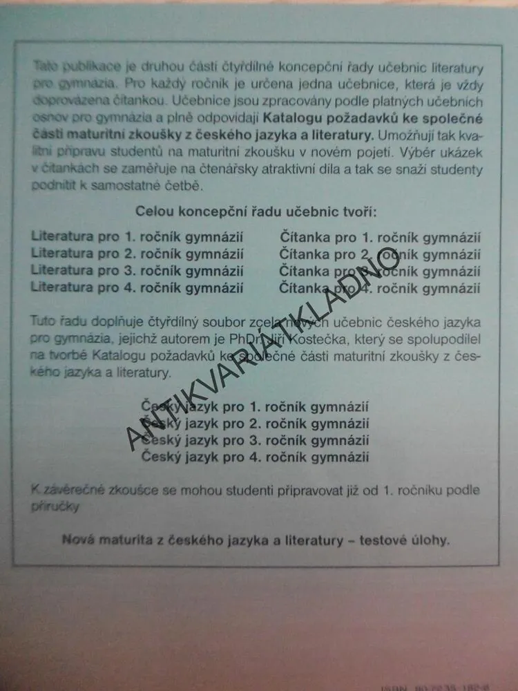 ČESKÝ JAZYK PRO II. ROČNÍK GYMNÁZIÍ, JOSEF SOUKAL A KOLEKTIV