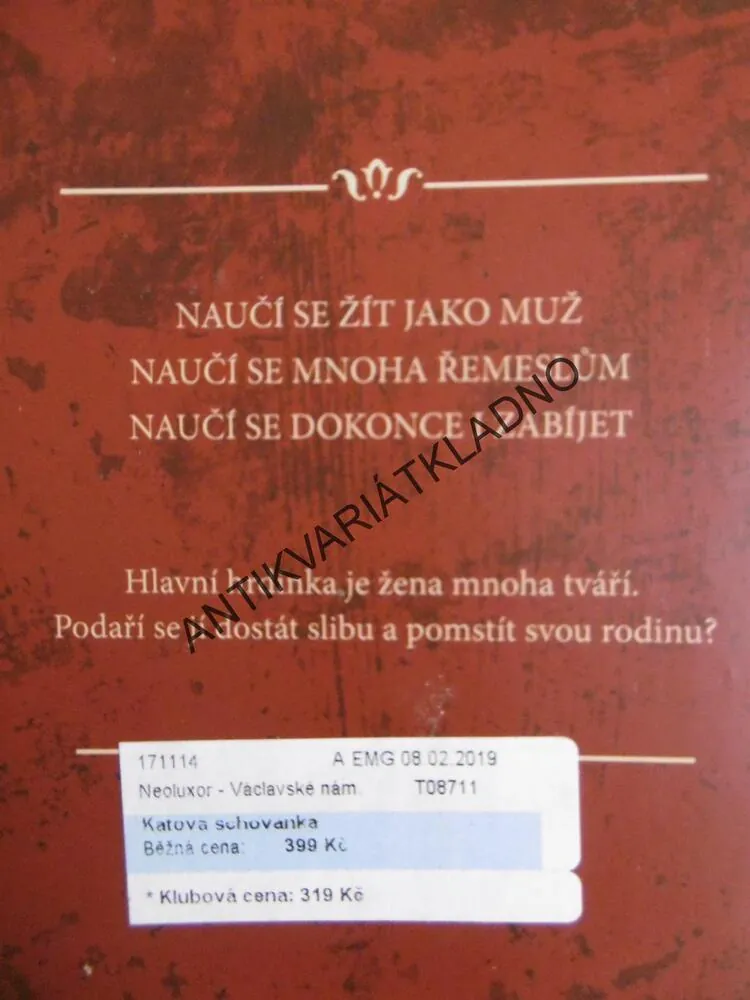 KATOVA SCHOVANKA, SABINE MARTIN, **an