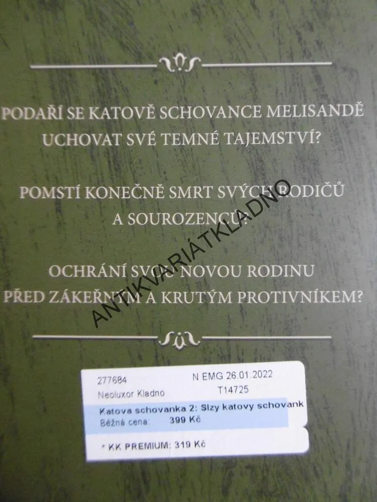 SLZY KATOVY SCHOVANKY, SABINE MARTIN, **an