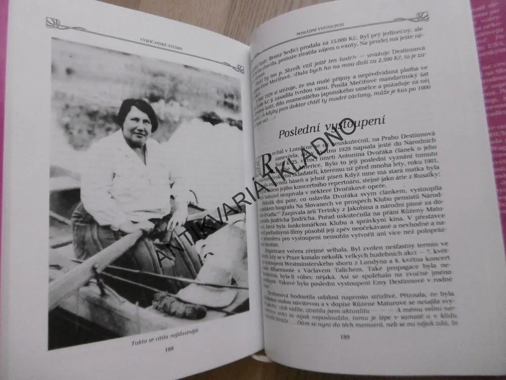 ŽIVOT A UMĚNÍ EMY DESTINNOVÉ, EMA DESTINNOVÁ, BOHUMIL PLEVKA, **an