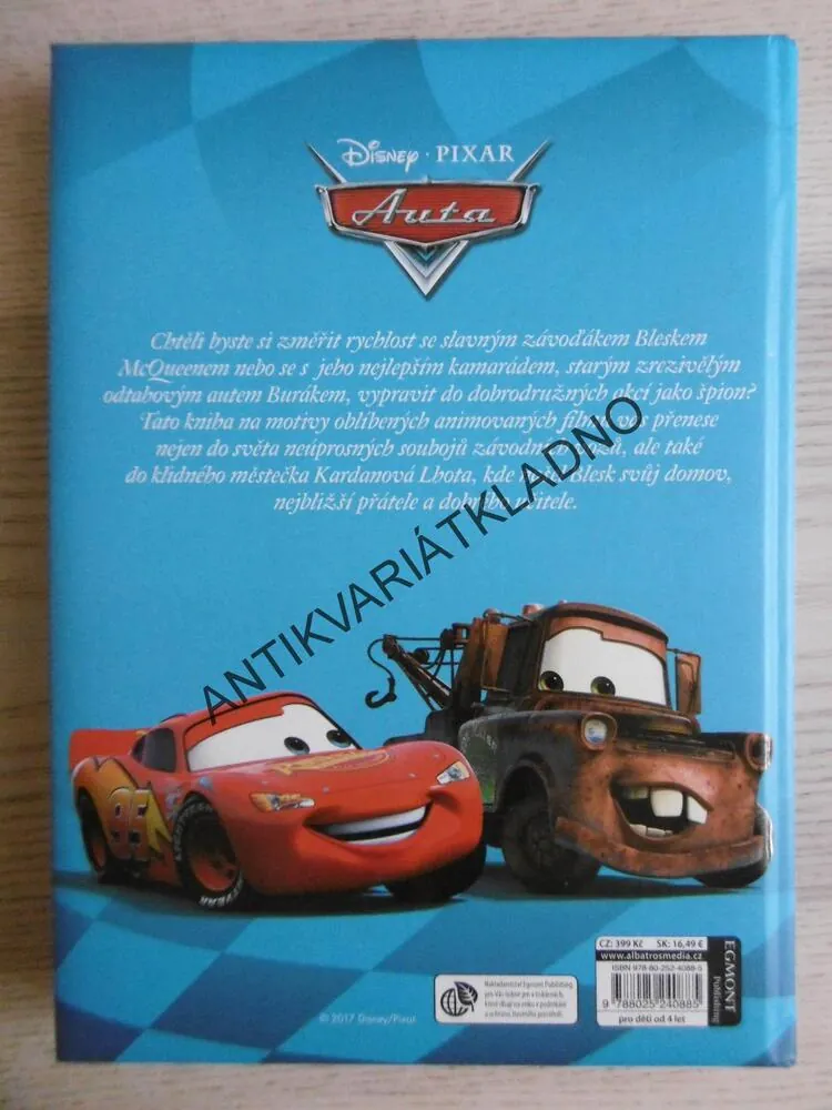 NEJKRÁSNĚJŠÍ KOLEKCE, BLESK MCQUEEN, AUTA, WALT DISNEY, **an