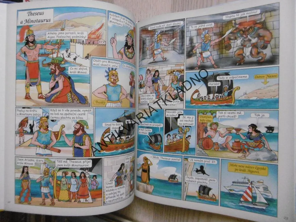 STARÉ ČESKÉ BÁJE A POVĚSTI, OBRÁZKOVÉ ČTENÍ, KOMIKS, **an