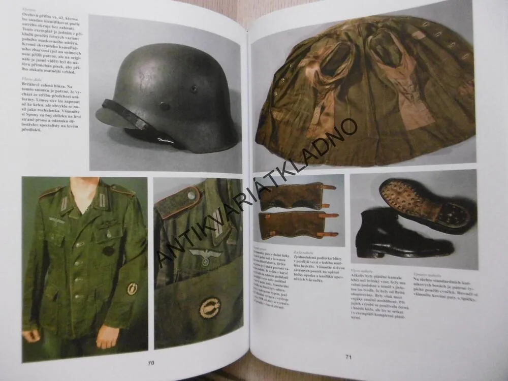 UNIFORMY NĚMECKÉ ARMÁDY ZA 2. SVĚTOVÉ VÁLKY, SLOVEM I OBRAZEM, WADE KRAWCZYK, **an
