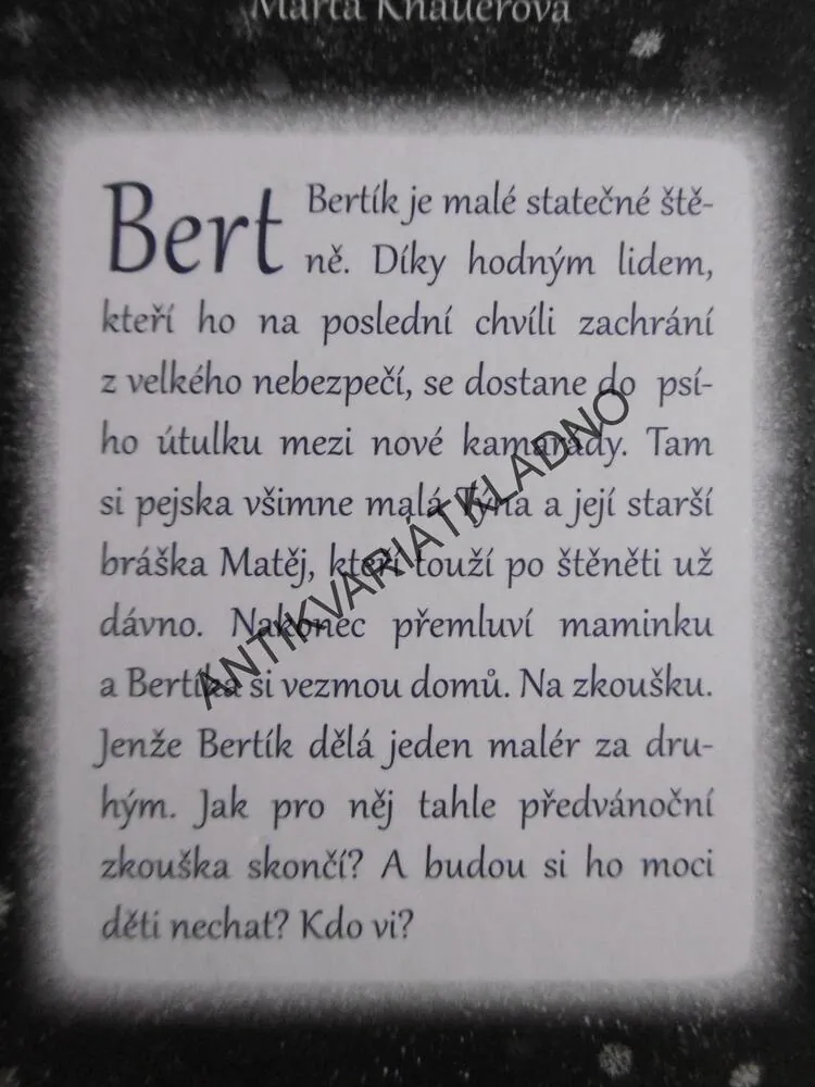 VÁNOČNÍ ŠTĚŇÁTKO, MARTA KNAUEROVÁ, **an