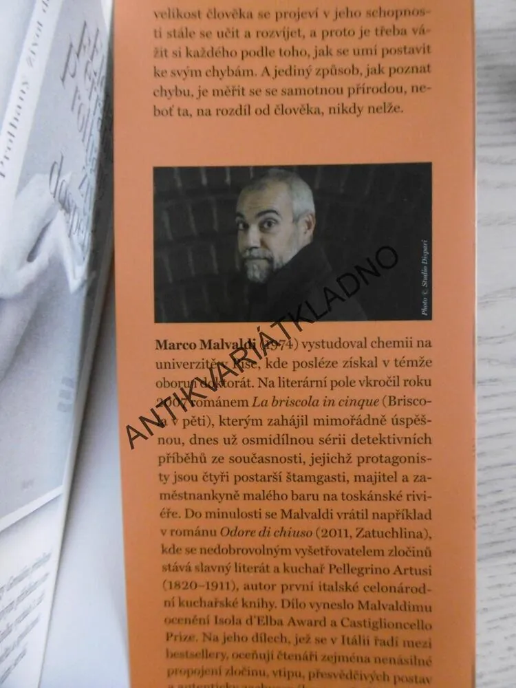 VELIKOST ČLOVĚKA, MARCO MALVALDI, **an