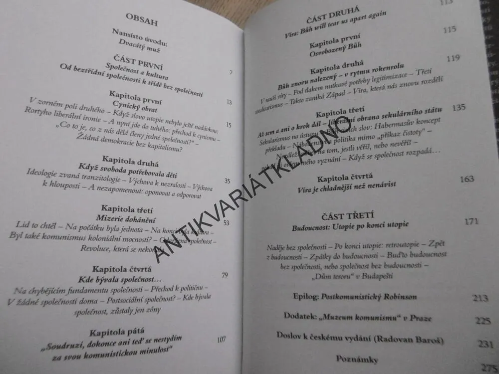 KONEC POSTKOMUNISMU, BORIS BUDEN, **an