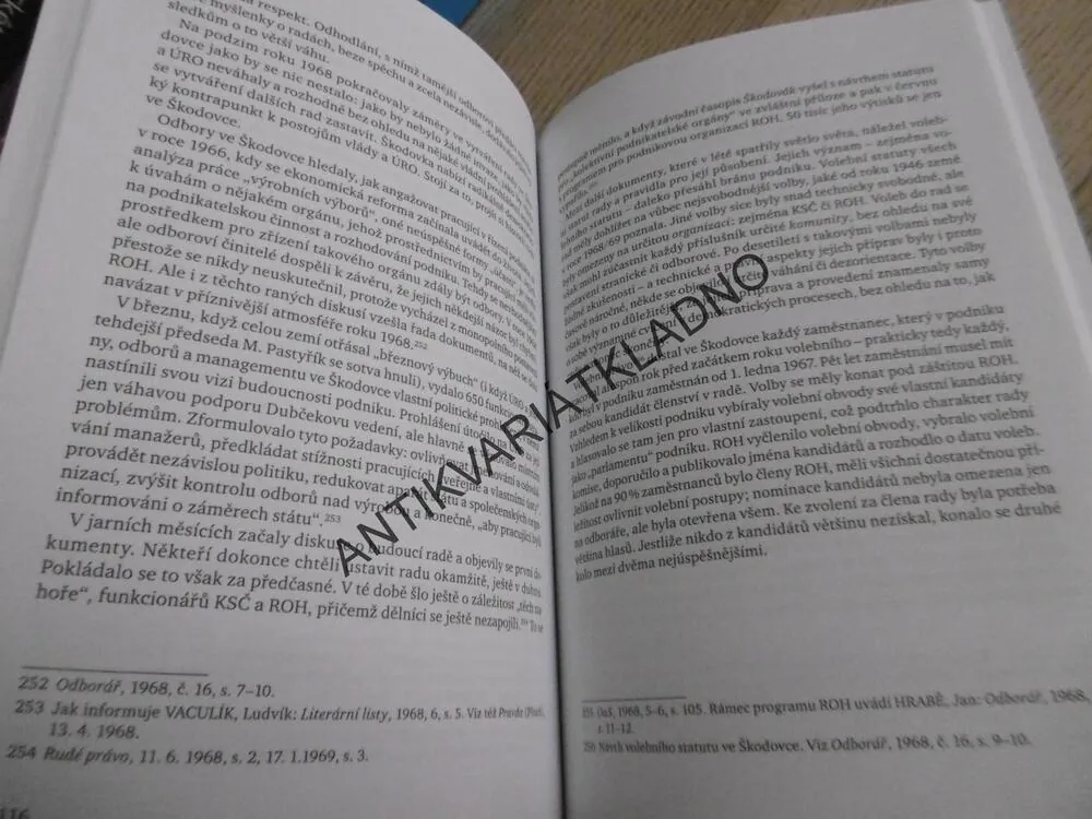 ZÁPAS O PODNIKOVÉ RADY PRACUJÍCÍCH 1968-1969, KAREL KOVANDA, **an