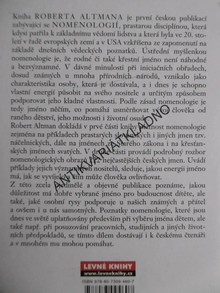 OSUD PODLE JMÉNA, ROBERT ALTMAN, **an