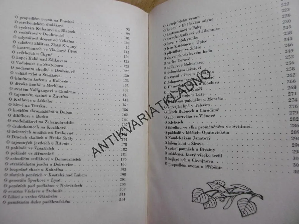 ČESKÉ POVĚSTI, ADOLF WENIG, JOSEF WENIG, 1939, **an