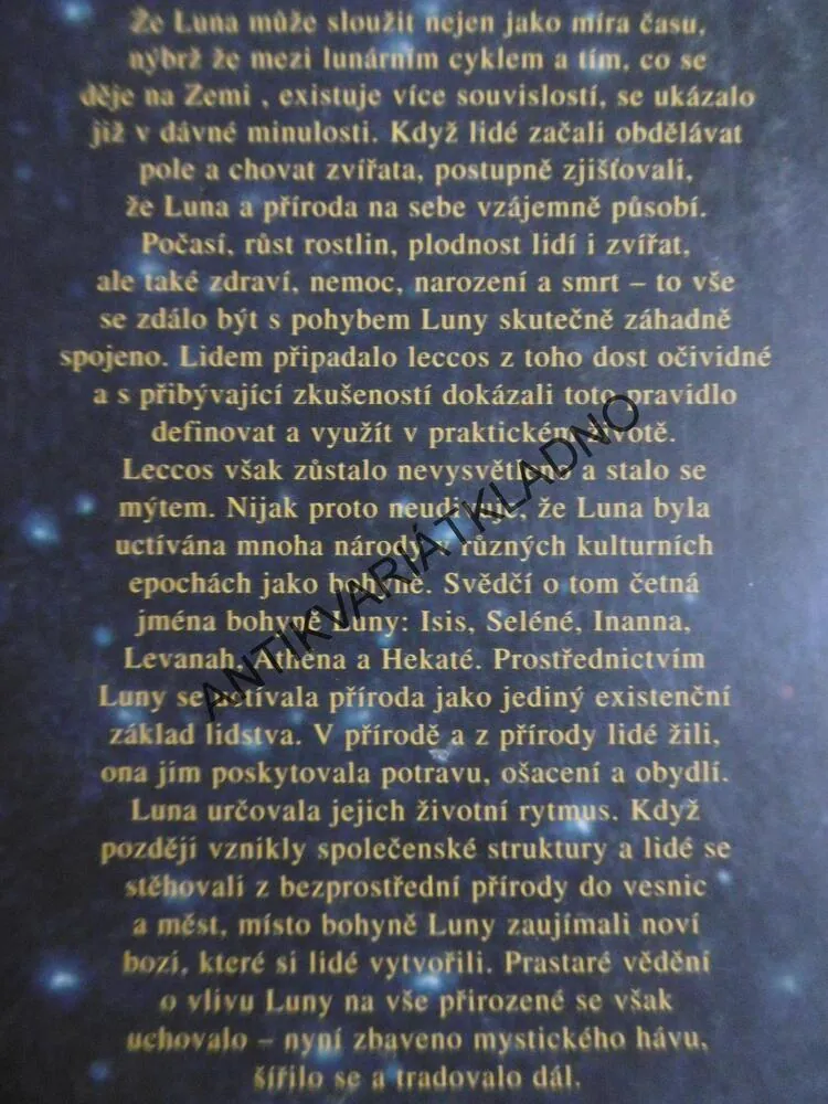 LUNÁRNÍ KALENDÁŘ, HELGA FÖGER, **an