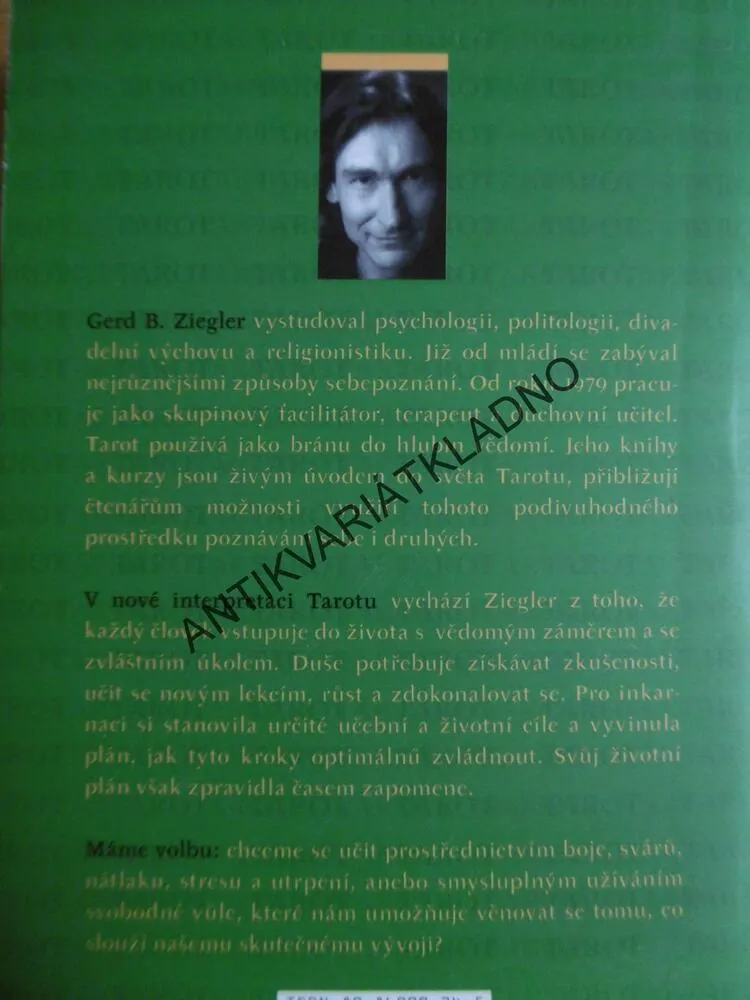 TAROT, ZRCADLO NAŠEHO URČENÍ, GERD ZIEGLER, ALEISTER CROWLEY