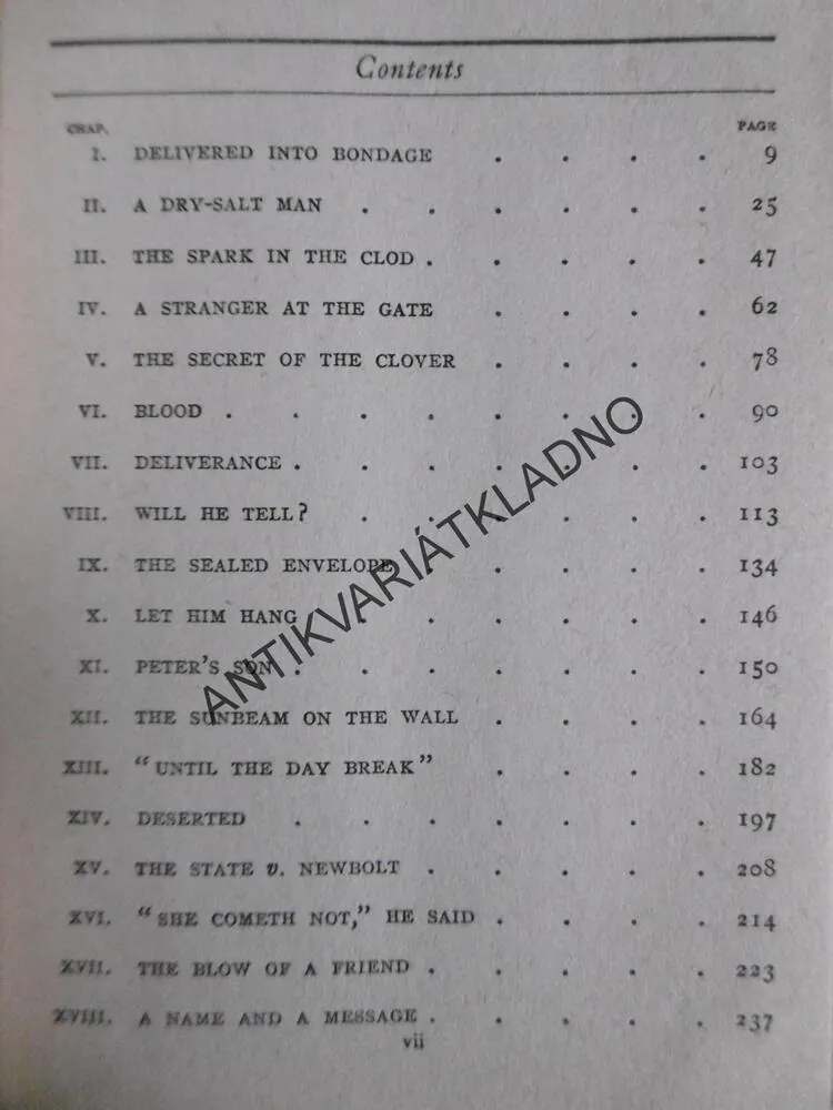 THE BONDBOY, GEORGE W. OGDEN, ANGLICKY