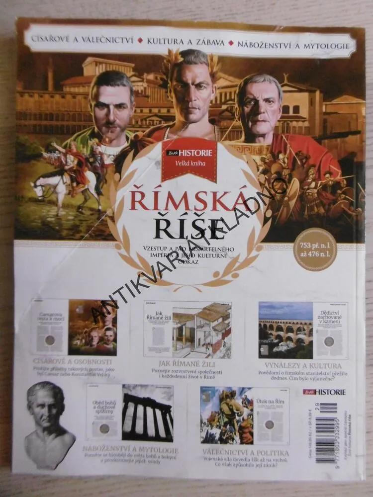 ŽIVÁ HISTORIE, VELKÁ KNIHA, ŘÍMSKÁ ŘÍŠE, **an