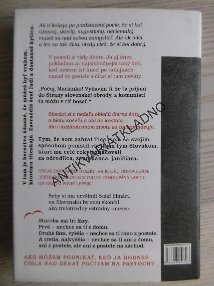 MARIÁN LABUDA, HEREC JE VŽDY NA OČIACH, ROZHOVORY S JÁNOM ŠTRASSEROM, **an