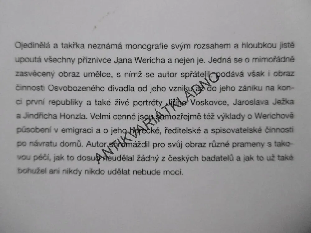 JAK TO VŠECHNO BYLO, PANE WERICHU?, IGOR INOV, **an