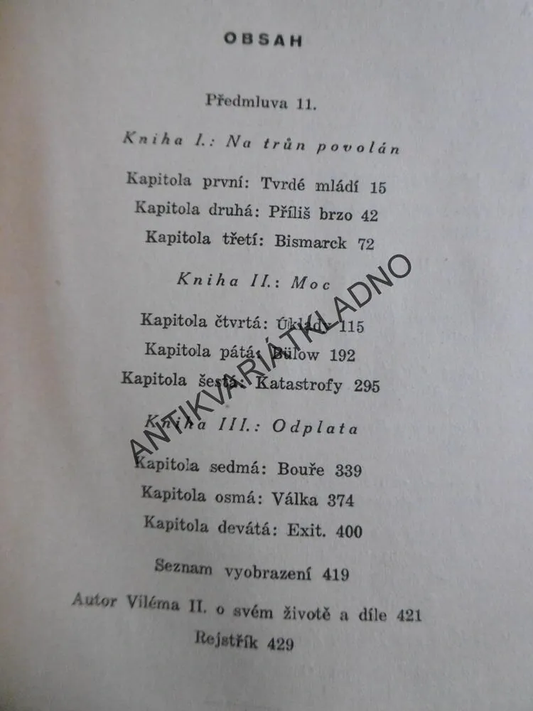 VILÉM II., EMIL LUDWIG, **an