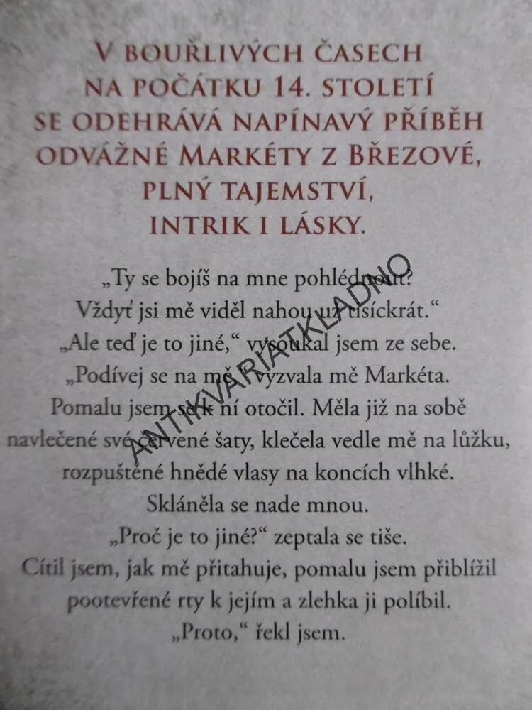 KRÁLOVSKÉ INTRIKY, EMMA RIEDOVÁ, **an