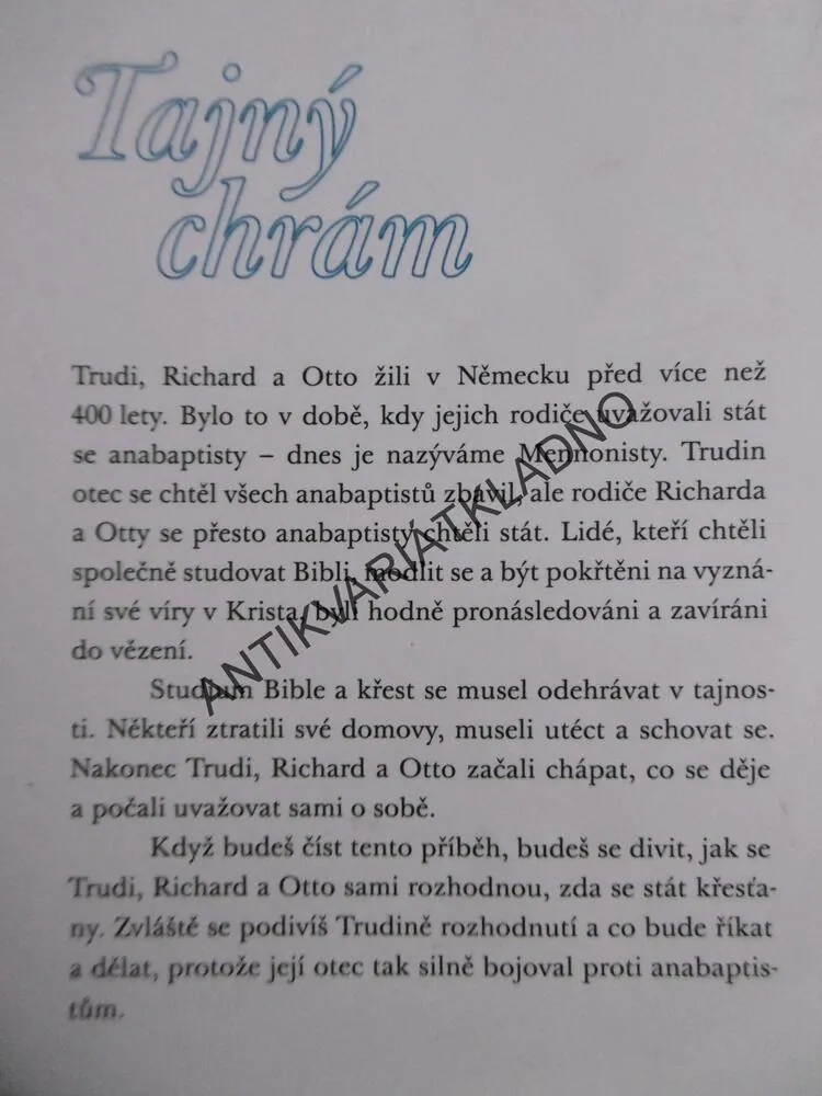 TAJNÝ CHRÁM, LOUISE A. VERNON, **an