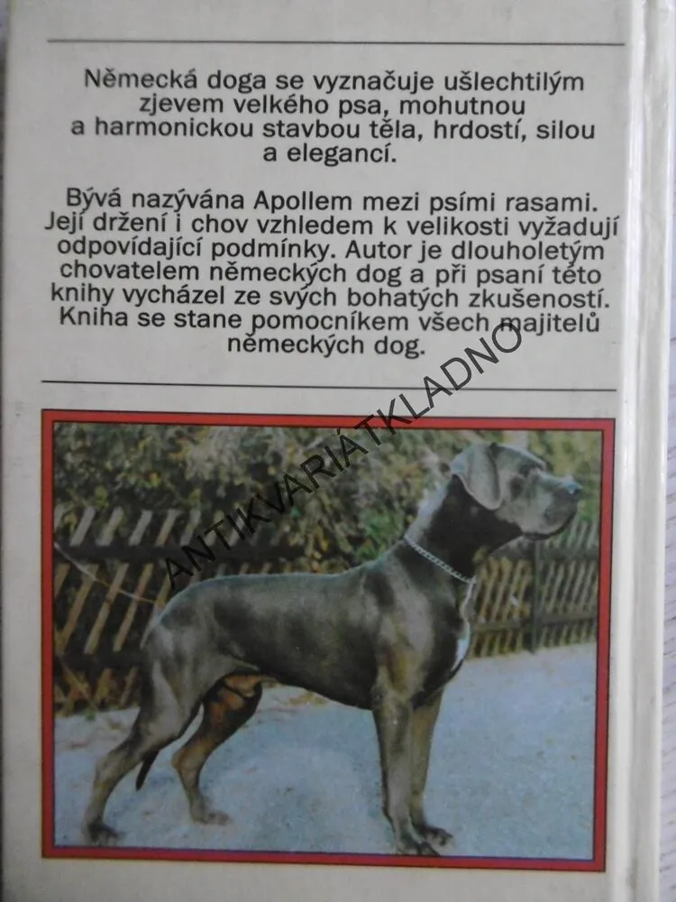 NĚMECKÁ DOGA, F. KRAUTWURST, CO BYSTE O NÍ MĚLI VĚDĚT, **an