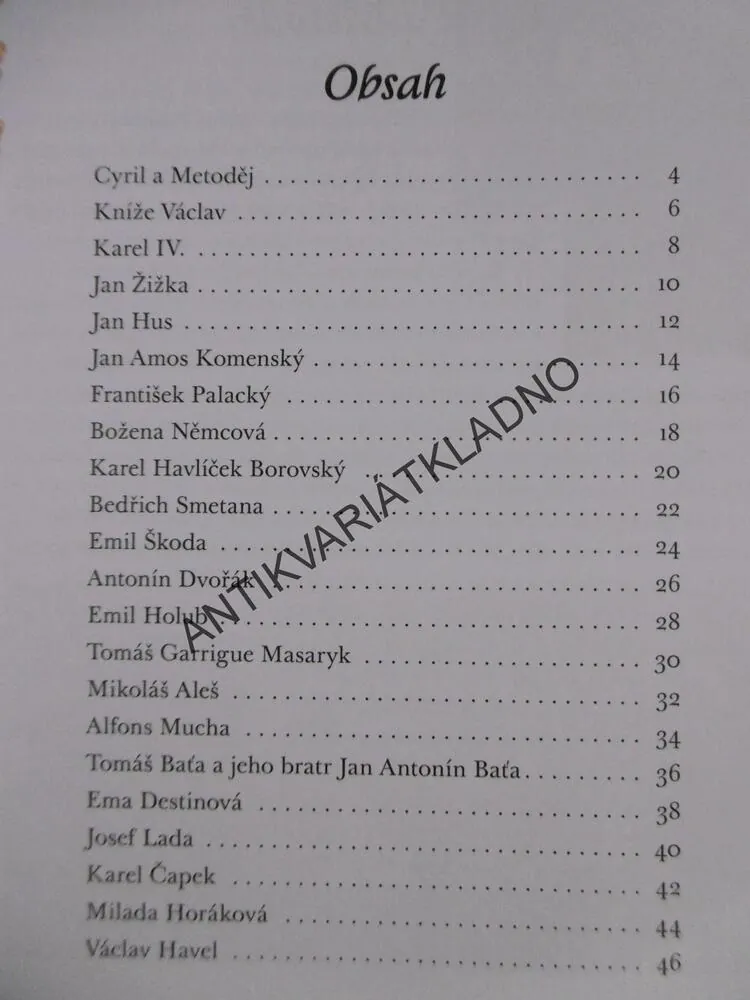 OSOBNOSTI ČESKÝCH DĚJIN, JANA EISLEROVÁ, ANTONÍN ŠPLÍCHAL, **an